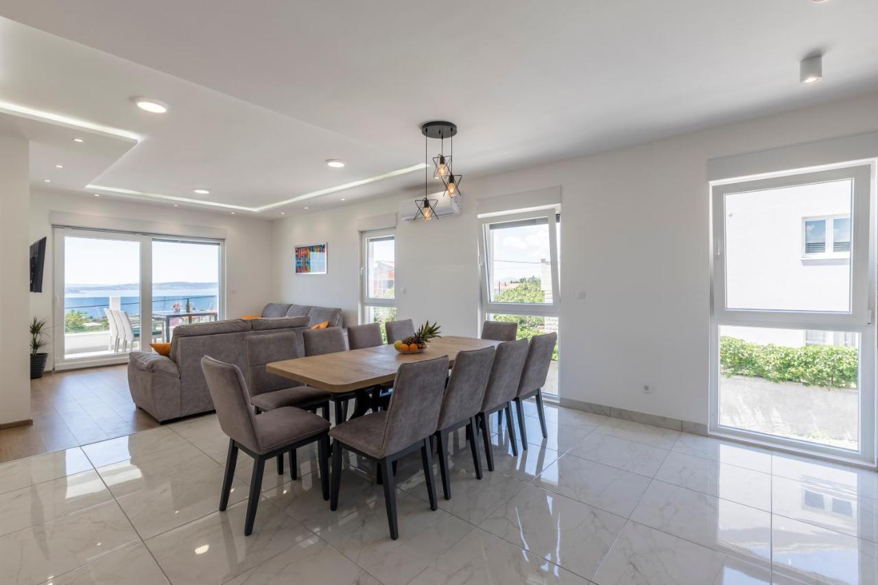 Luxury Villa La Nonna Ana - Heated Pool, Sea View, Near Split Kaštela Екстериор снимка