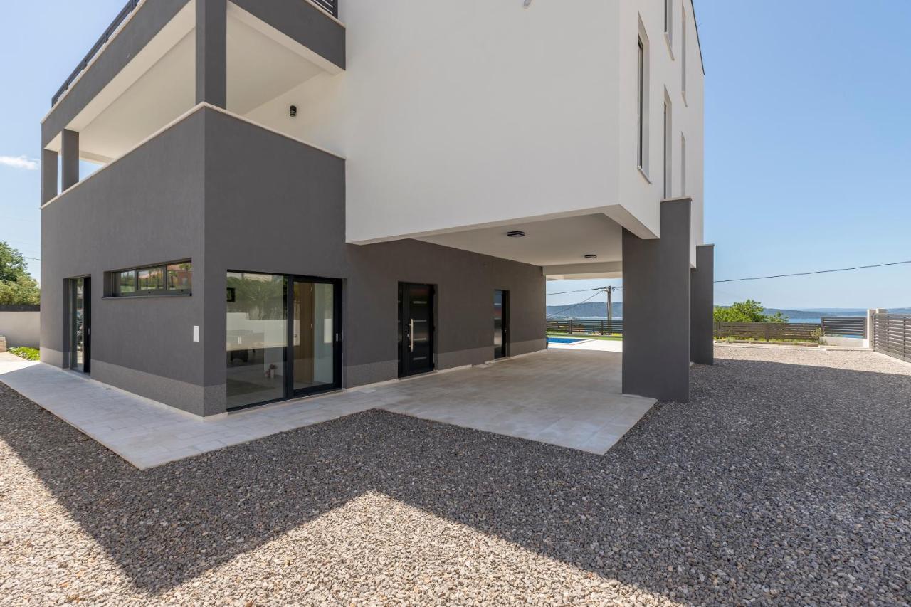 Luxury Villa La Nonna Ana - Heated Pool, Sea View, Near Split Kaštela Екстериор снимка
