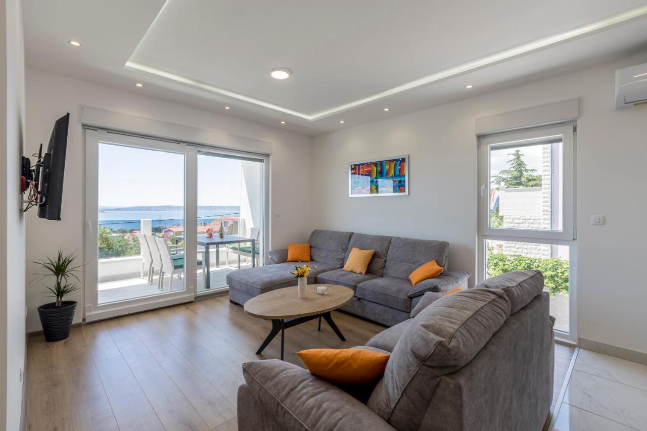 Luxury Villa La Nonna Ana - Heated Pool, Sea View, Near Split Kaštela Екстериор снимка