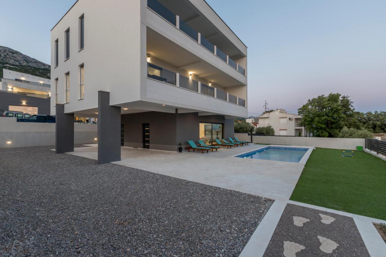 Luxury Villa La Nonna Ana - Heated Pool, Sea View, Near Split Kaštela Екстериор снимка