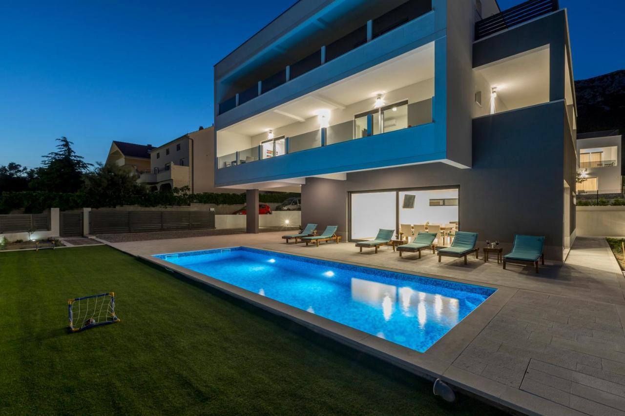 Luxury Villa La Nonna Ana - Heated Pool, Sea View, Near Split Kaštela Екстериор снимка
